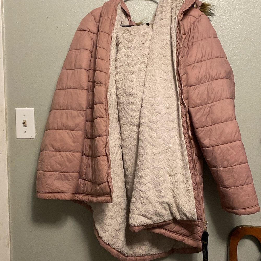 Bene sport puffy pink jacket